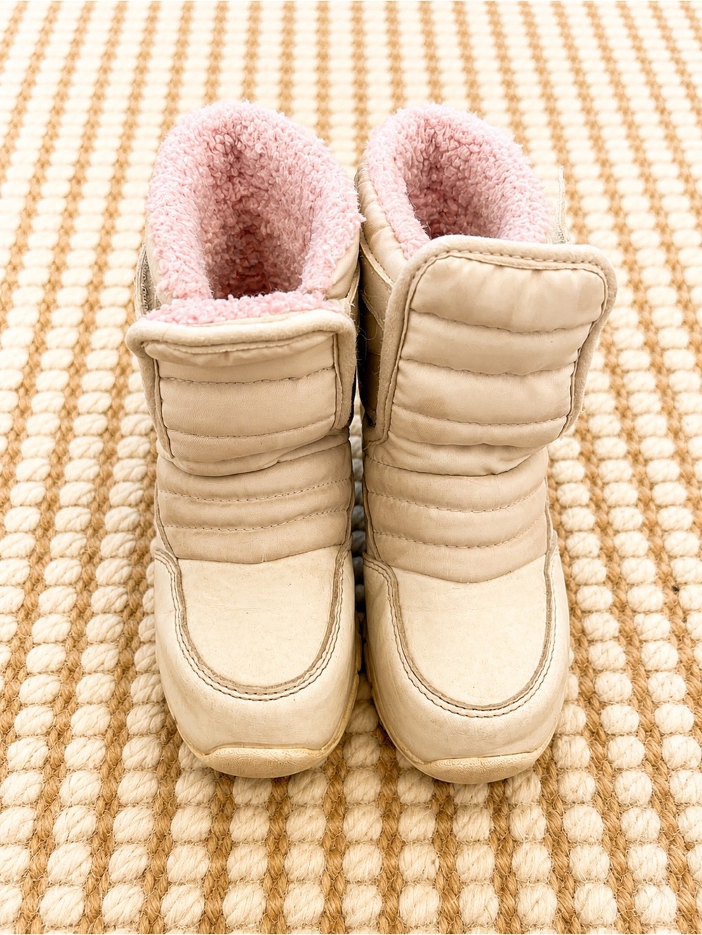 PUMA Girls Winter Boots Pink Sherpa Lined | Toddler Size 9 | Warm Snow Boots